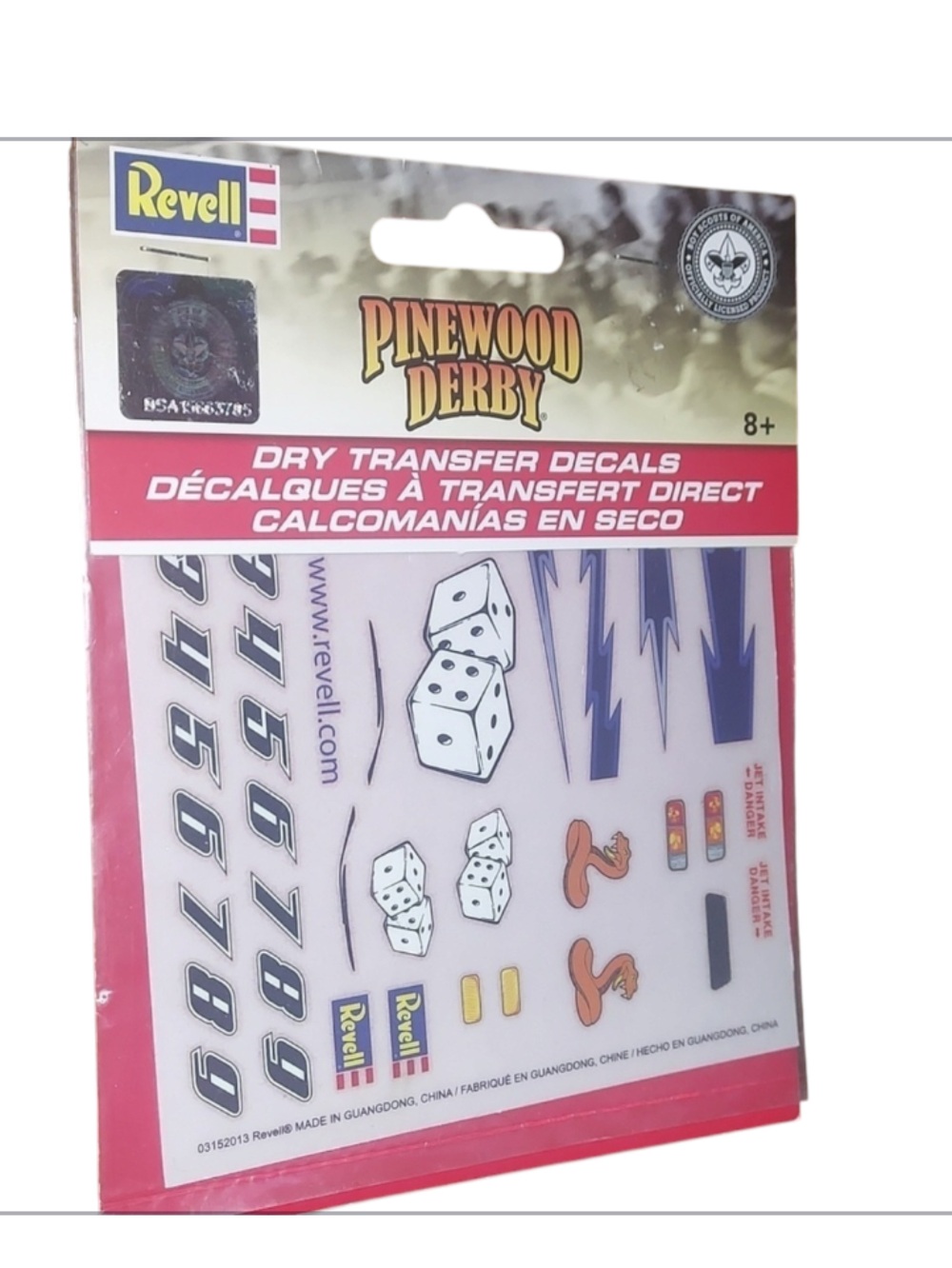 DRY Transfer Decals pinewood derby
